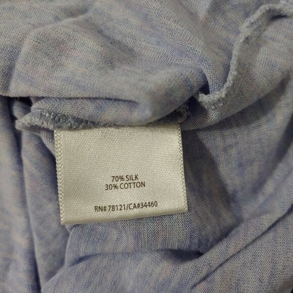 Eileen Fisher Silk Blend Pocket T Shirt Women's Plus Size 1X - Picture 6 of 6